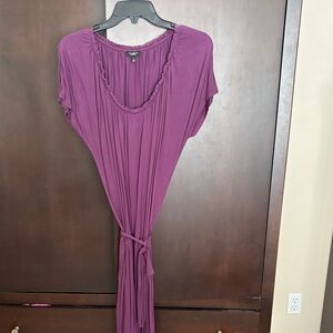 Talbots tie waist dress